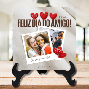 Azulejo Personalizado Foto (20x20) Cerâmica 20x20cm ou 20cmx15cm    - Personalização com foto ou com qualquer tipo de imagem -Suporte branco ou preto(7cmX2cm)