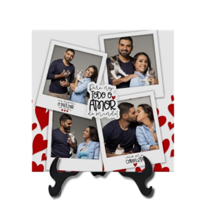 Azulejo Personalizado Foto (20x20) Cerâmica 20x20cm ou 20cmx15cm    - Personalização com foto ou com qualquer tipo de imagem -Suporte branco ou preto(7cmX2cm)