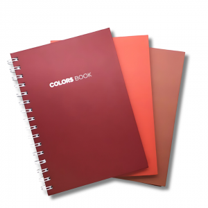Cadernos Personalizados (CAPA DURA)  15CM X 21   ENCADERNAÇÃO WIRE 80 FOLHAS PAUTADAS