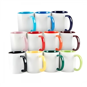 Caneca Com Alça Colorida Porcelma Capacidade - 330 ml    * Canecas Importadas * Classe AAA * Excelente Qualidade