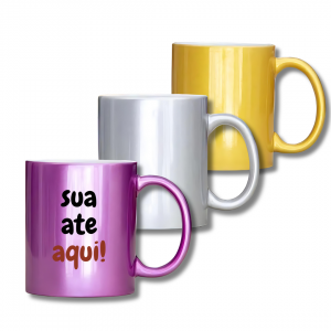 Caneca De Cerâmica Gloss Cerâmica 325 ml    