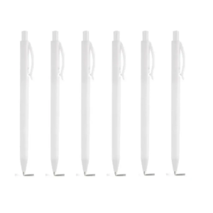 Caneta PLÁSTICA Branca subflex      