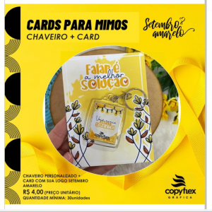 Chaveiro + card      