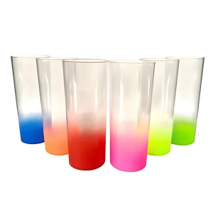 COPOS LONG DRINK DEGRADE Acrílico capacidade - 350ml IPRESSÃO 1 COR   
