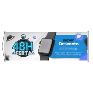 Faixa Fosco Rapyflex Lona Front 380g  4x0 (Frente Colorido x Verso em Branco) Fosco  