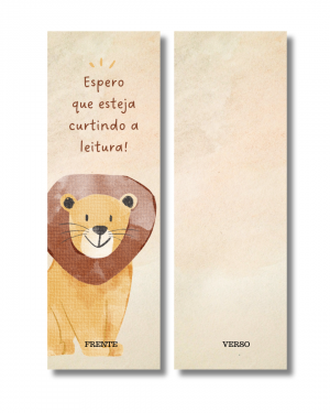 Marcador de Página Couché 300g 4.8cm x 17,75cm 4x4 (Frente e Verso Colorido) Verniz Total Frente Corte Reto 